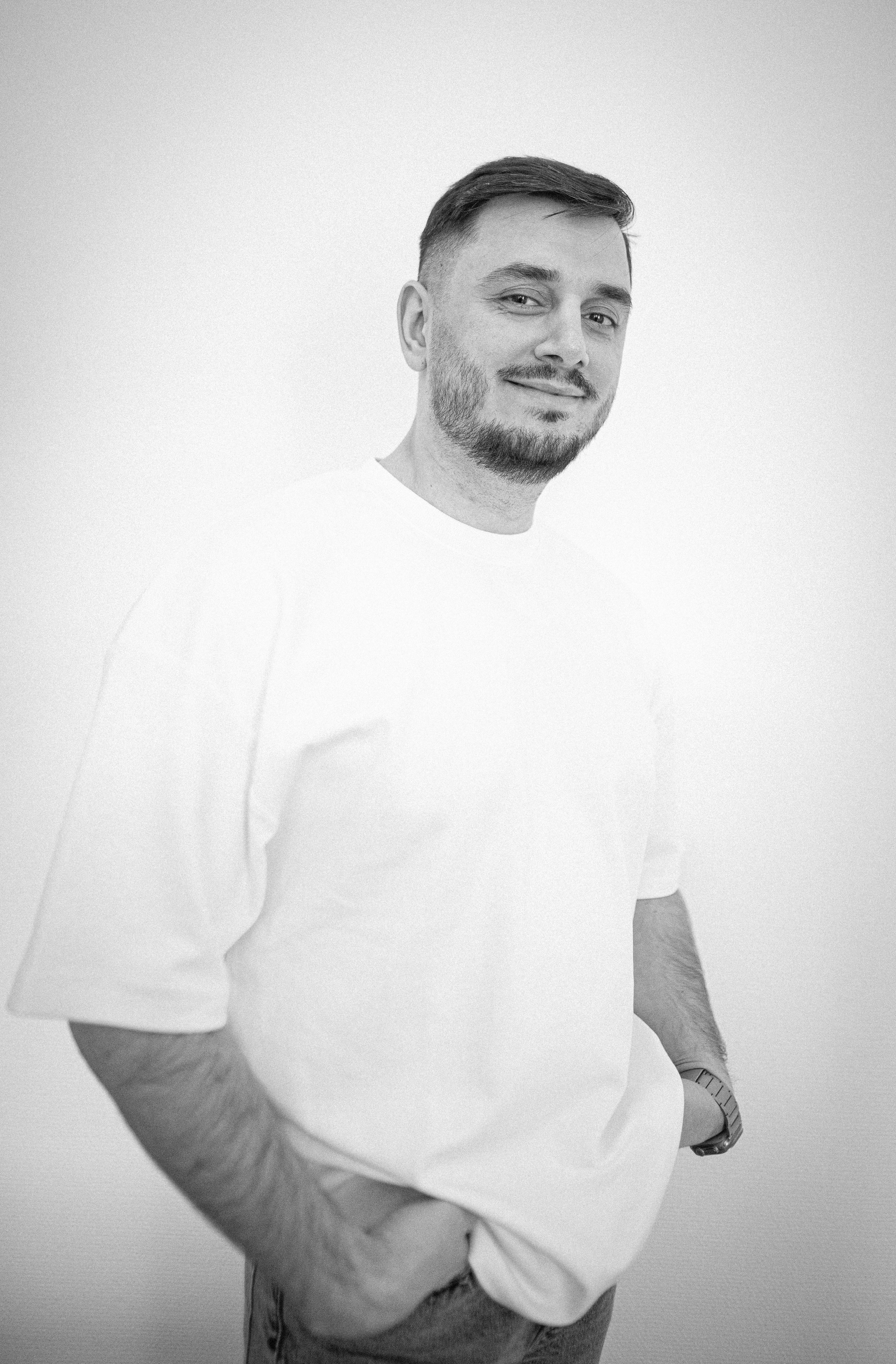 Portrett av Berat Sadiku